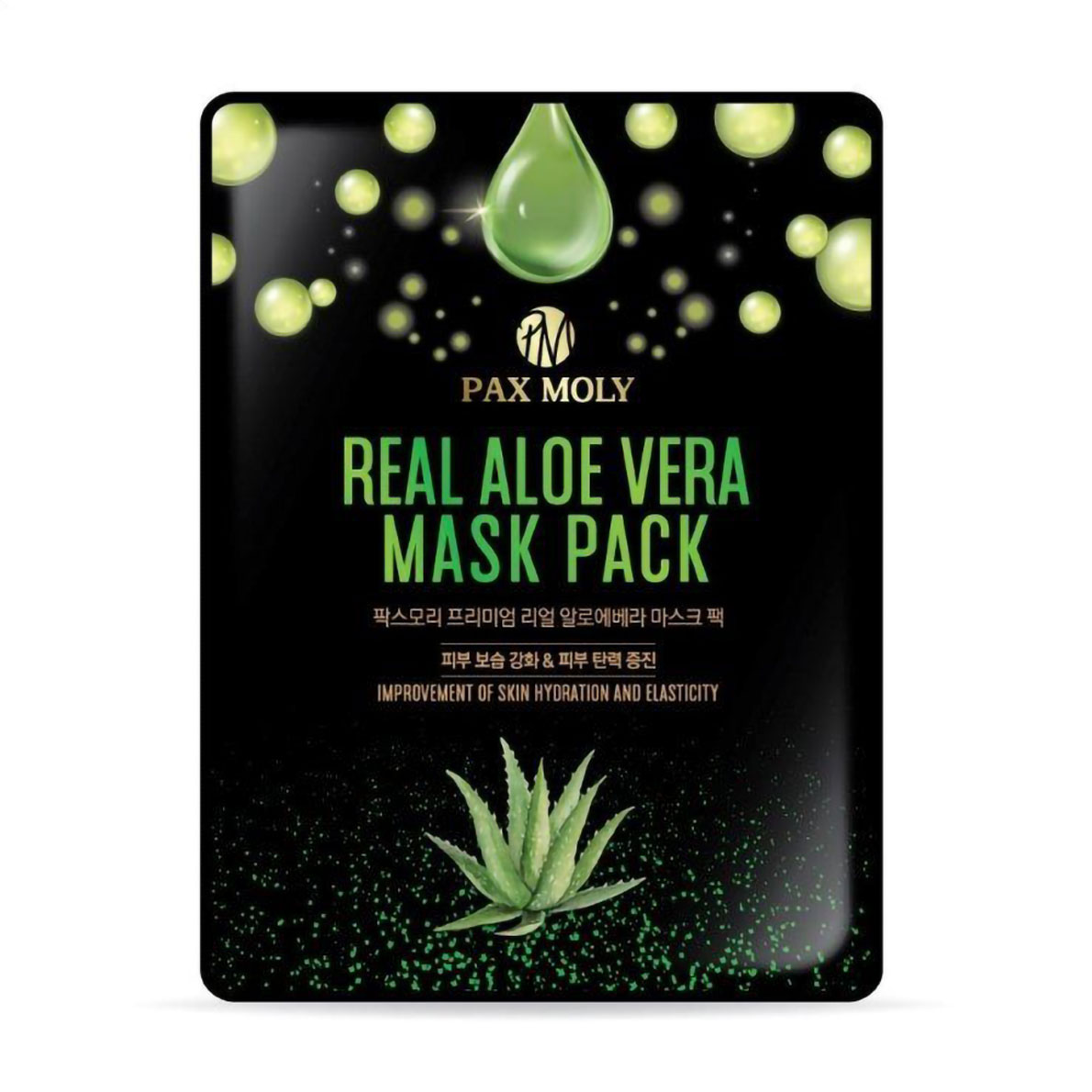 Тканинна маска для обличчя Pax Moly Real Aloe Vera з екстрактом алое вера, 25 мл